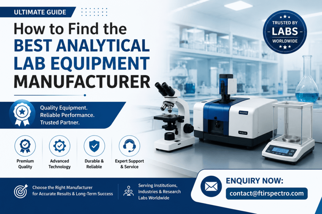How to Find the Best Analytical Lab Equipment Manufacturer