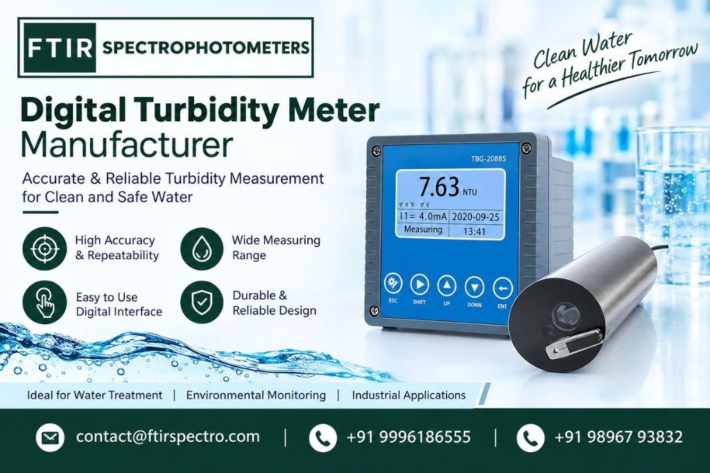 Digital Turbidity Meter Manufacturer and Supplier in India